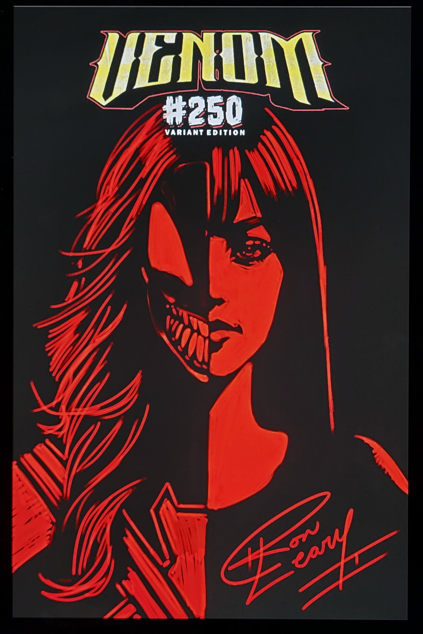 Venomized Mary Jane Sketch by Ron Leary! (8/10/26)
