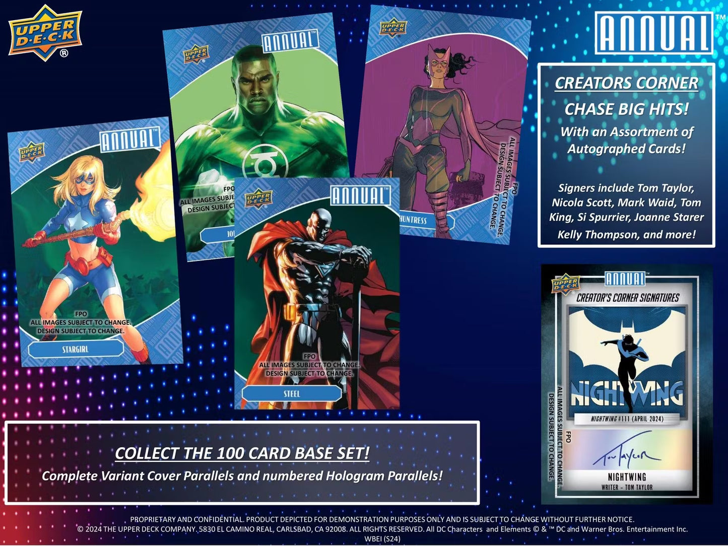 DC Annual Hobby Box (Upper Deck 2023/24)