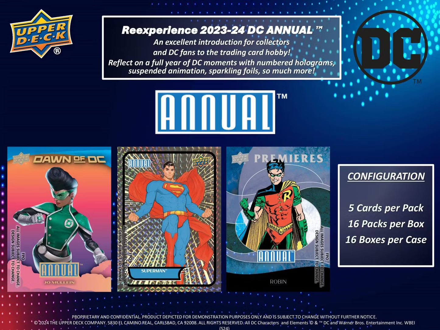 DC Annual Hobby Box (Upper Deck 2023/24)