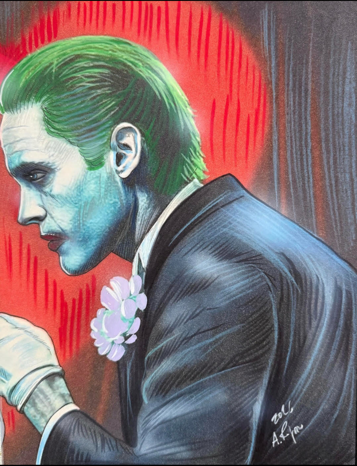 0 Harley & Joker Spot Foil Embossed By Aurelio Rigoni Connecting Covers LTD 30 (2-20-26)