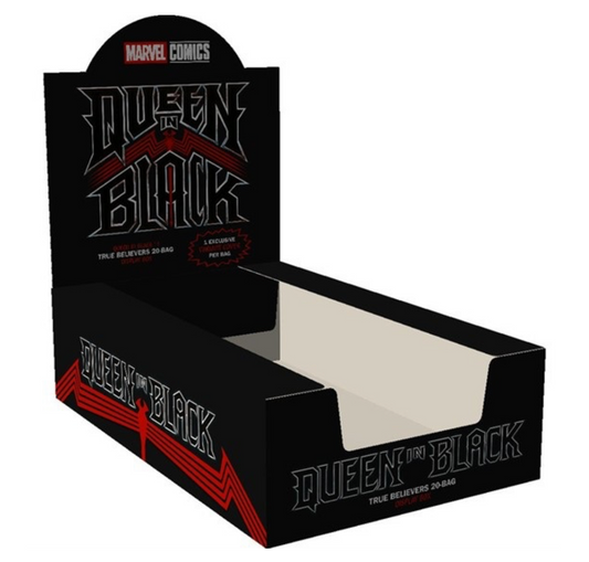 QUEEN IN BLACK #1 TRUE BELIEVERS 20-BAG DISPLAY BOX(7/1/2026)