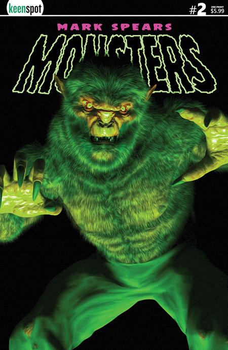 MARK SPEARS MONSTERS #2 Third Printing Cvr A Mark Spears The Werewolf PRESALE 7/23
