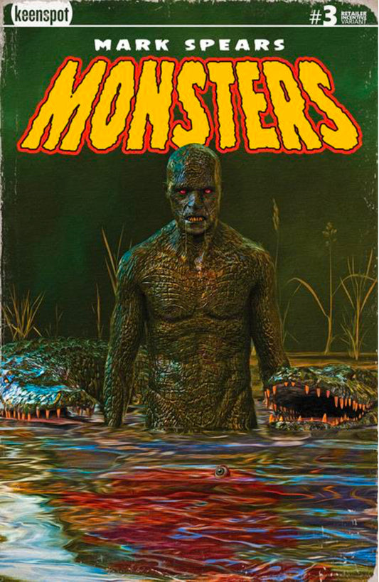 MARK SPEARS MONSTERS #3 Second Printing Cvr B Inc 1:20 Mark Spears Swamp Things (8/6/25)