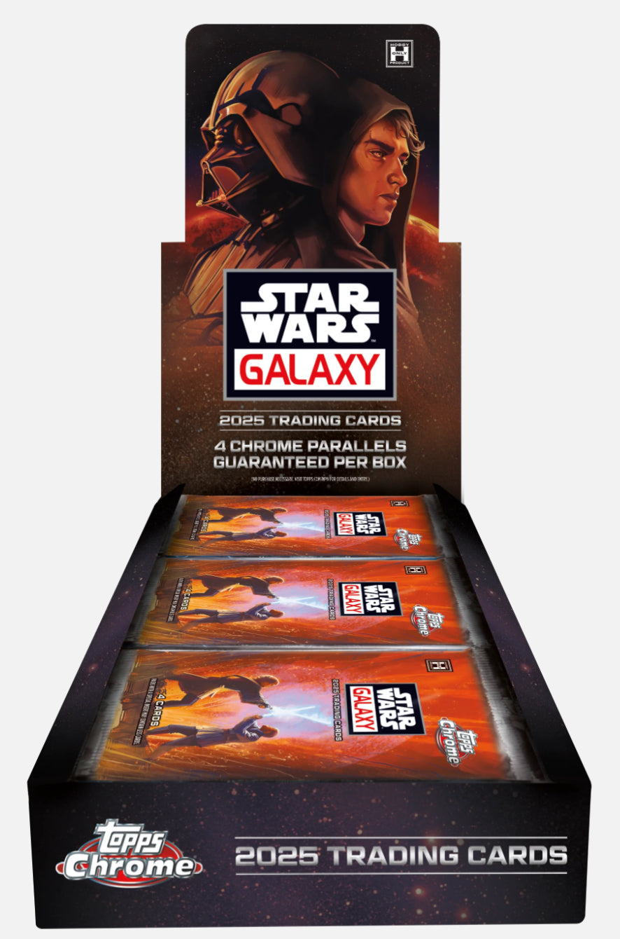 2025 Star Wars Chrome® Galaxy - Hobby Box - Sealed Case