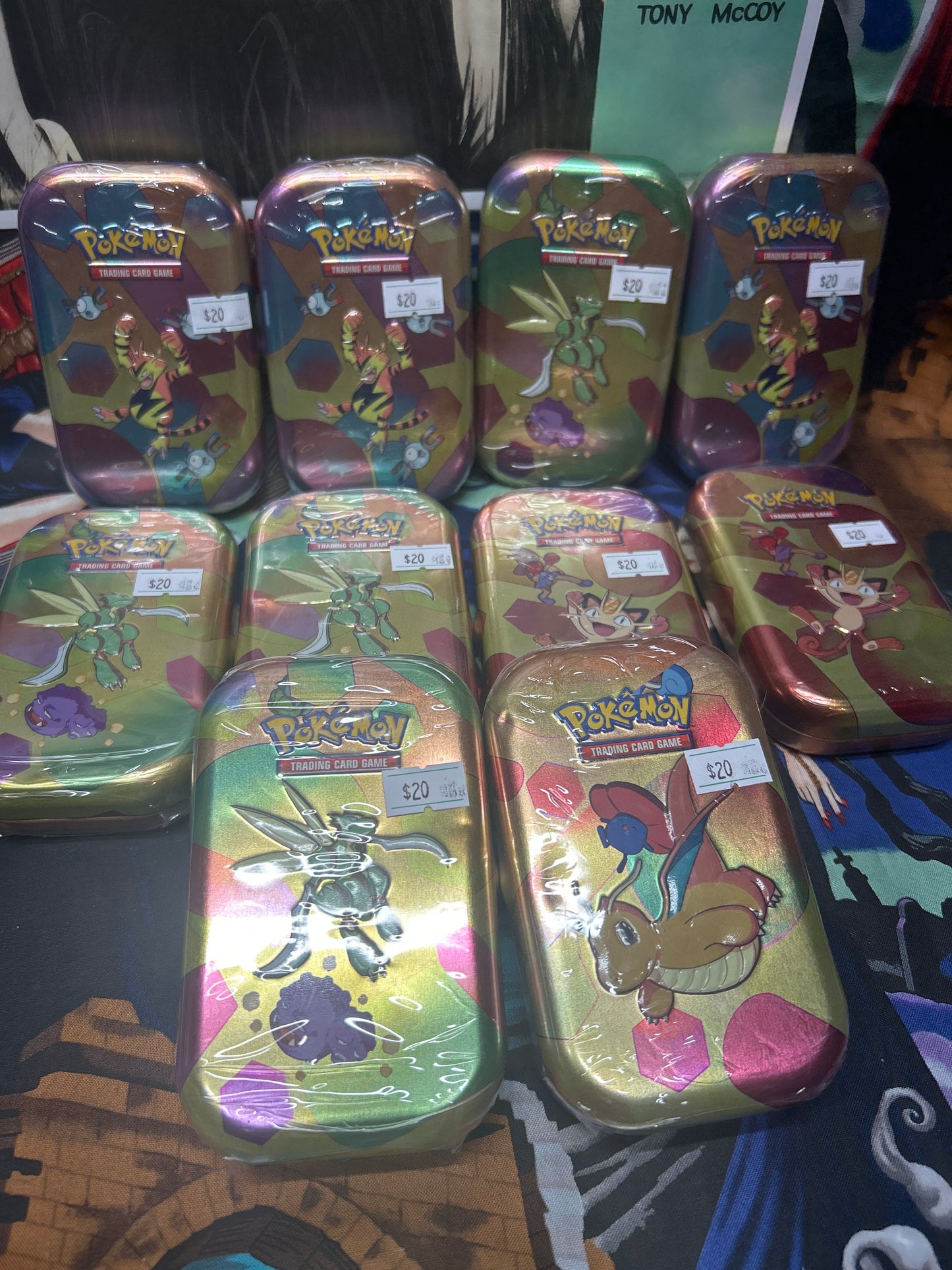Lot- 10 Sealed Pokemon 151 Tins