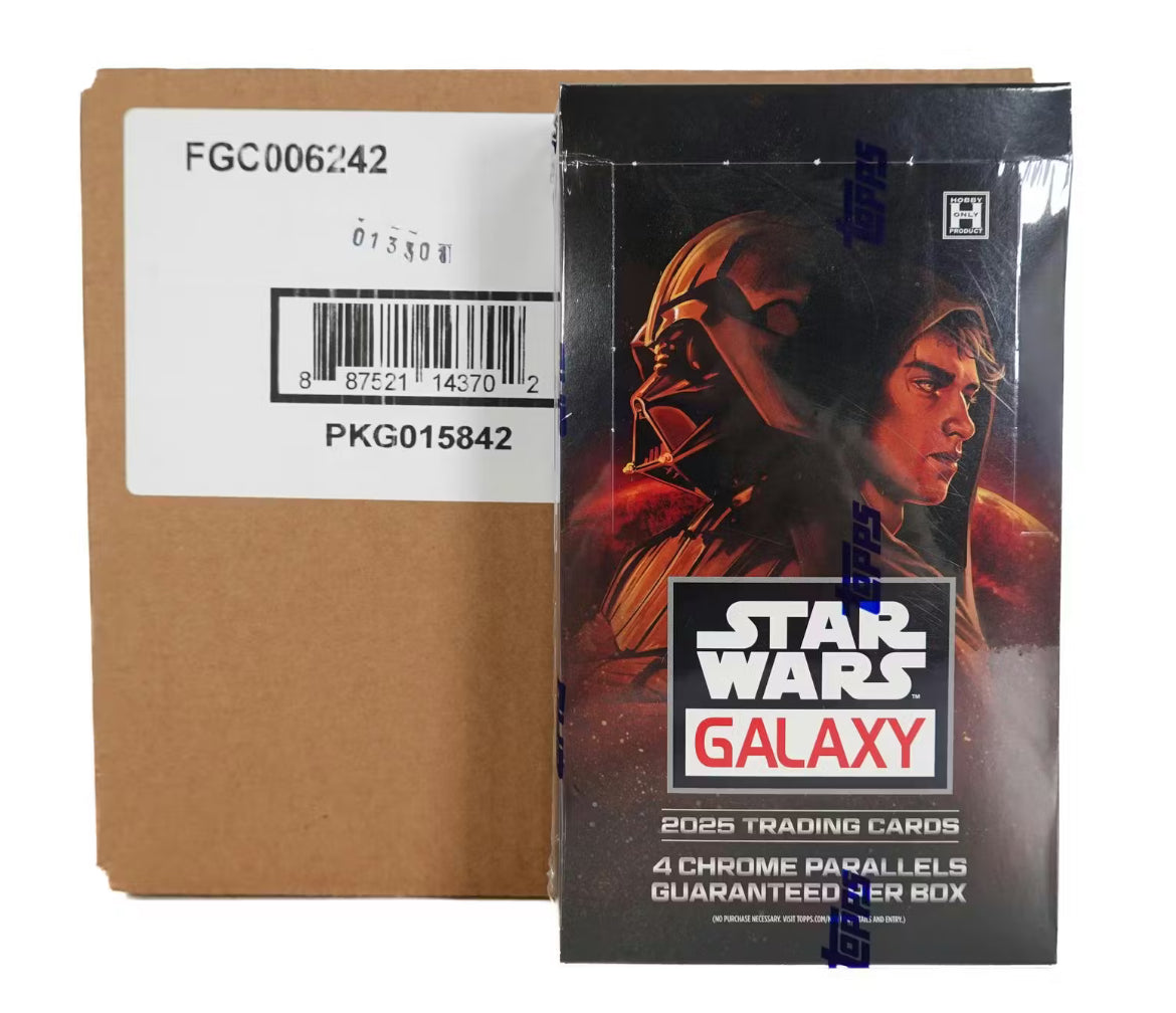 2025 Star Wars Chrome® Galaxy - Hobby Box - Sealed Case