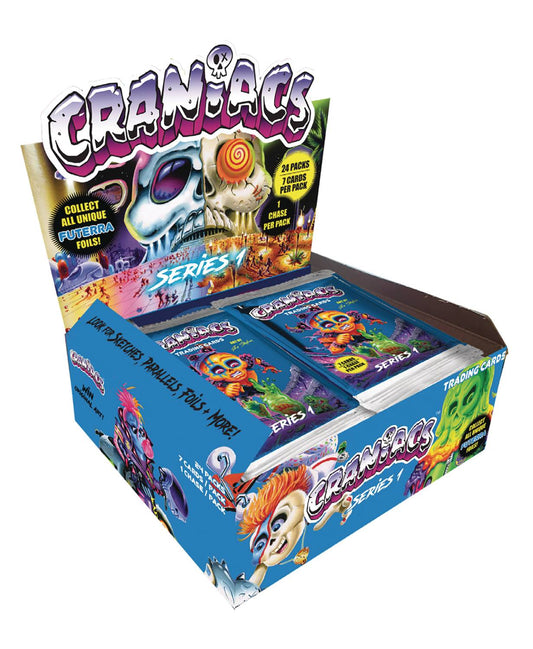 CRANIACS SERIES 1 TRADING CARDS HOBBY BOX- NEW TV SERIES COMING SOON!
