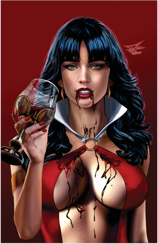 Vampirella 4 Ron Leary Terrificon Virgin Exclusive LTD 500 (8/10/26)