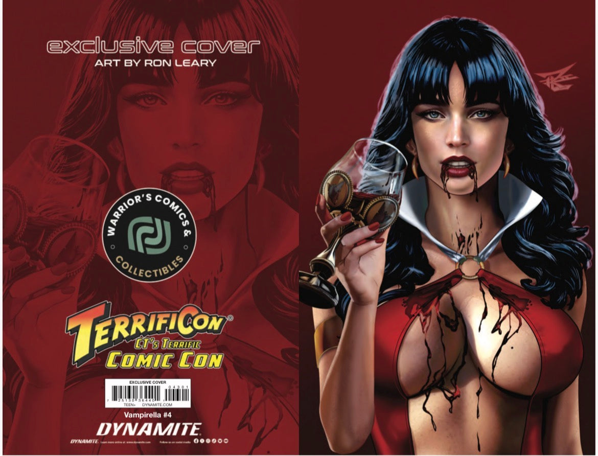 Vampirella 4 Ron Leary Terrificon Virgin Exclusive LTD 500 (8/10/26)